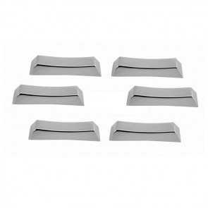 Sterling Silver Set Of Six Plain Chopstick Rests