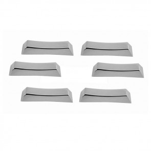 Sterling Silver Set Of Six Plain Chopstick Rests