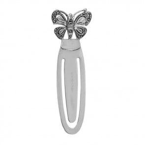 Sterling Silver Marcasite Butterfly Bookmark