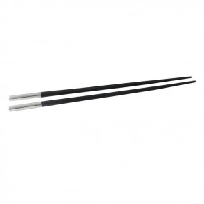 Sterling Silver Pair Of Capped Chopsticks