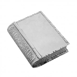 Sterling Silver Book Style Pill Box