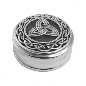 Sterling Silver Celtic Detailed Pill Box