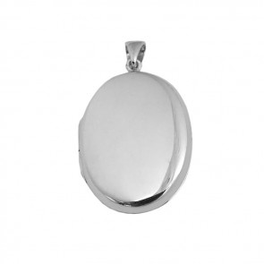 Sterling Silver Oval Shaped Locket