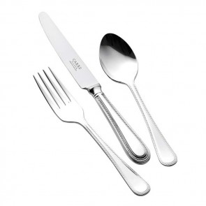 Children’s Silver Plated Cutlery Set Bead Handle