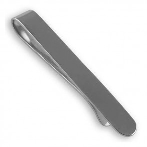 Sterling Silver Plain Tie Slide