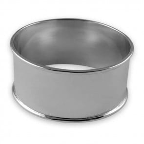 Sterling Silver Round Plain Napkin Ring