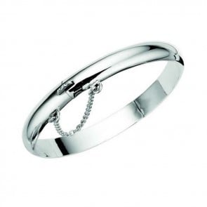 Sterling Silver Plain Child’s Bangle