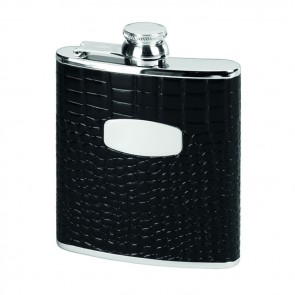 Stainless Steel 17cl Crocodile Style Flask