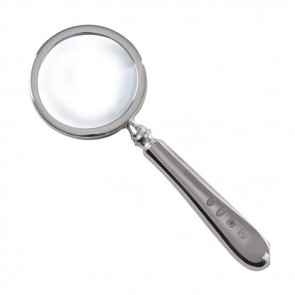 Sterling Silver Simple Magnifying Glass