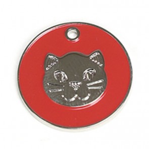 Red Cat Pet Tag