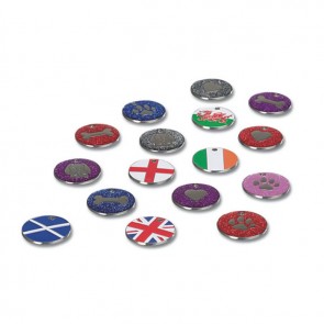 Great Britain Flag Nickel Dog Pet Tag