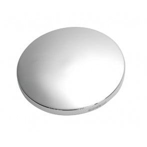 Handbag Mirror in Sterling Silver Plain