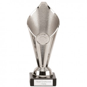8 Inch Silver Flame Eternal Trophy Cup