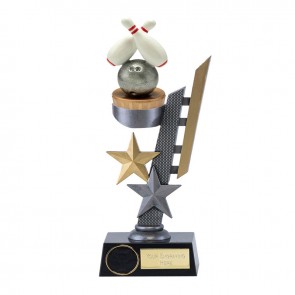 28cm Ten Pin Bowling Figure on Bowling Arena Award