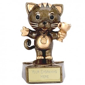 3 Inch Cat Trophy Children