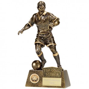 9 Inch Top Goal Scorer Football Pinnacle Statue