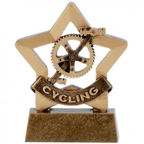 3 Inch Mini Star Cycling Award