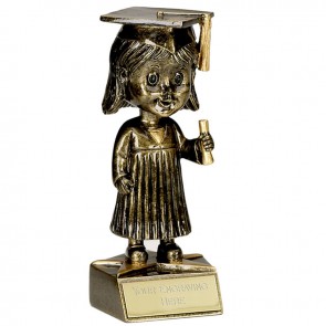 6 Inch Bobblehead Female Graduation Award