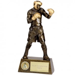 11 Inch Gloves up Boxing Pinnacle Statue