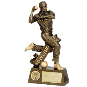 6 Inch Bowler Cricket Pinnacle Statue