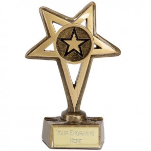 5 Inch Gold Europa Star Award