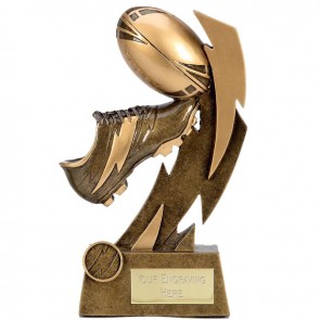 6 Inch Kick Rugby Flash Award