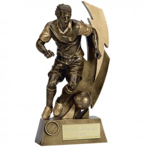 9 Inch Striker Football Flash Statue