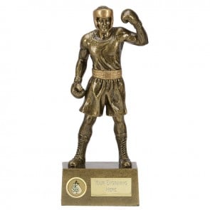 9 Inch Victorious Boxer Boxing Knockout Statue