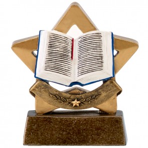 3 Inch Book Reading Mini Star Award