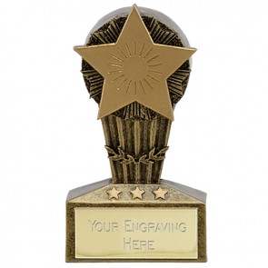 3 Inch Gold Star Micro Award