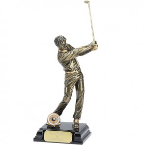 7 Inch Follow Through Golfer Golf Award