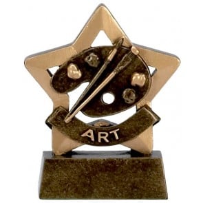 3 Inch Mini Star Art Award