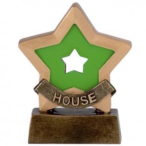 3 Inch Green House School Mini Star Award