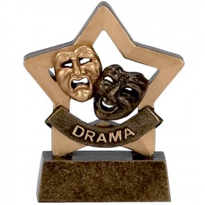 3 Inch Mini Star Drama Resin Award