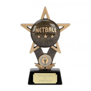 7 Inch Ball In Star Netball Award