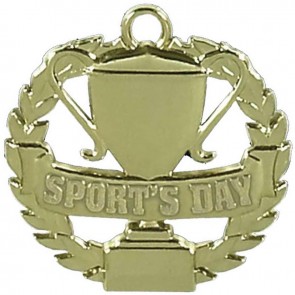 50mm Gold Sports Day Medal