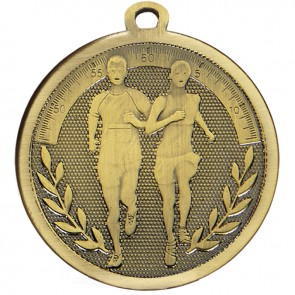 45mm Bronze Wreath Running Galaxy Medal