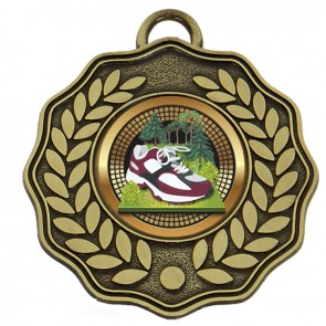 50mm Bronze Centre Holder Wreath Target Medal