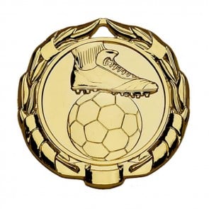 45mm Gold Sparta Football Medal
