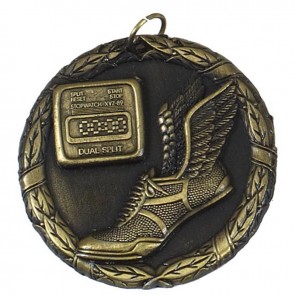 50mm Gold Hermes Shoes Running Laurel Medal