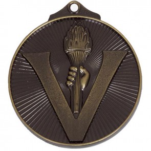 52mm Bronze Horizon Victory Torch Medal