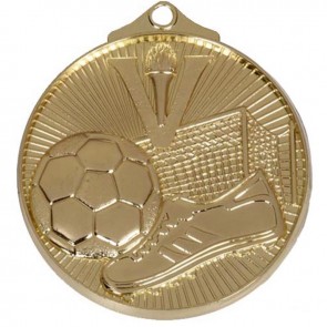 52mm Gold Horizon Football Medal
