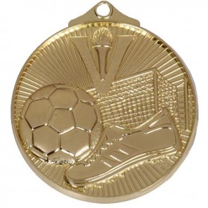 52mm Gold Horizon Football Medal