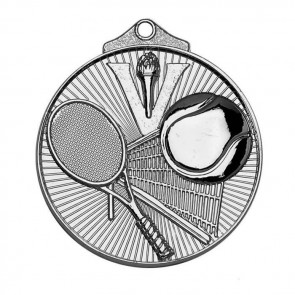 52mm Silver Horizon Tennis Medal