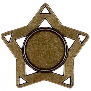60mm Mini Star Bronze Medal