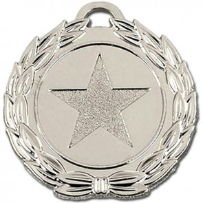 40mm Megastar Silver Medal