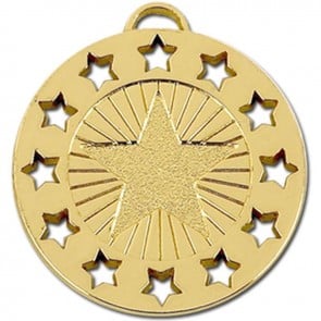 40mm Constellation Gold Coloured Medal
