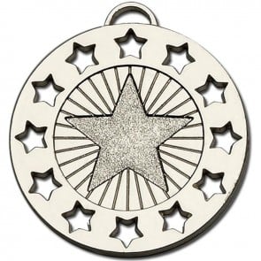 40mm Constellation Silver Coloured Medal