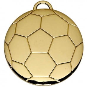 40mm Gold Football Medal