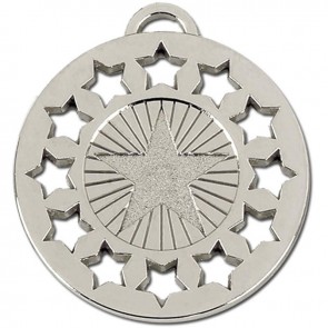 40mm Silver Constellation Medal